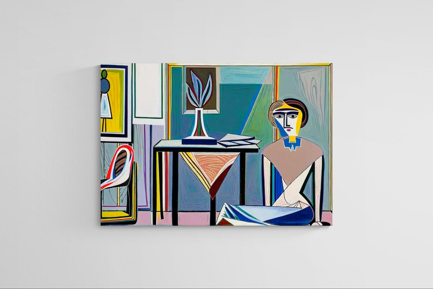 Tom Camden - Interior with Blue Vase