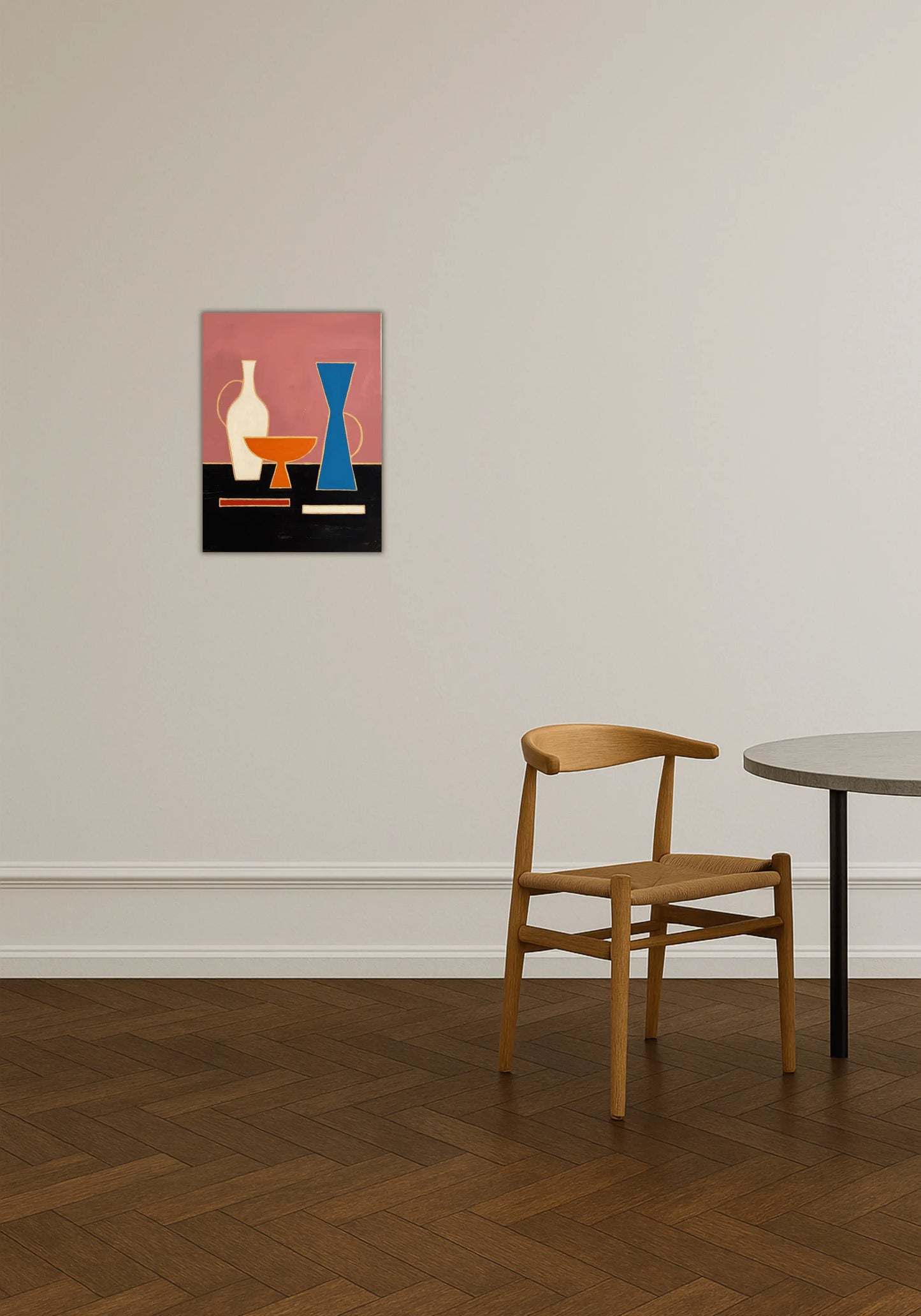 Tom Camden - Vaser i balanceret stilhed 30 x 40 cm