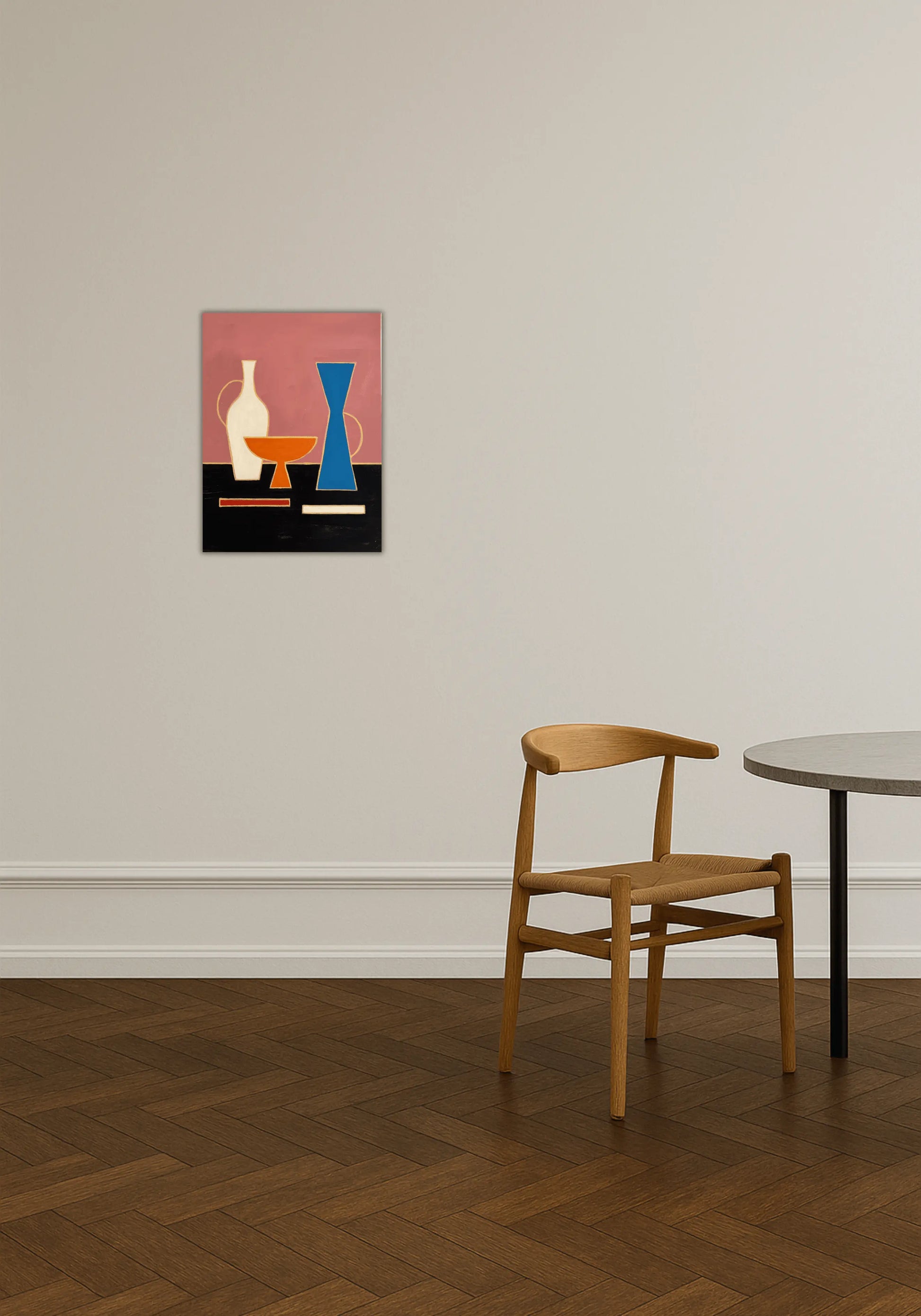 Tom Camden - Vaser i balanceret stilhed 30 x 40 cm