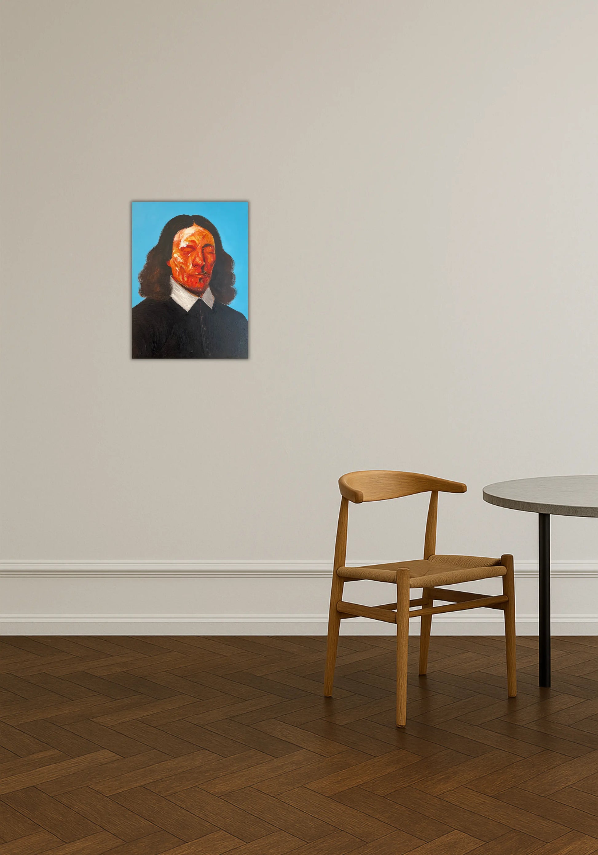 Ophæng af værk set forfra