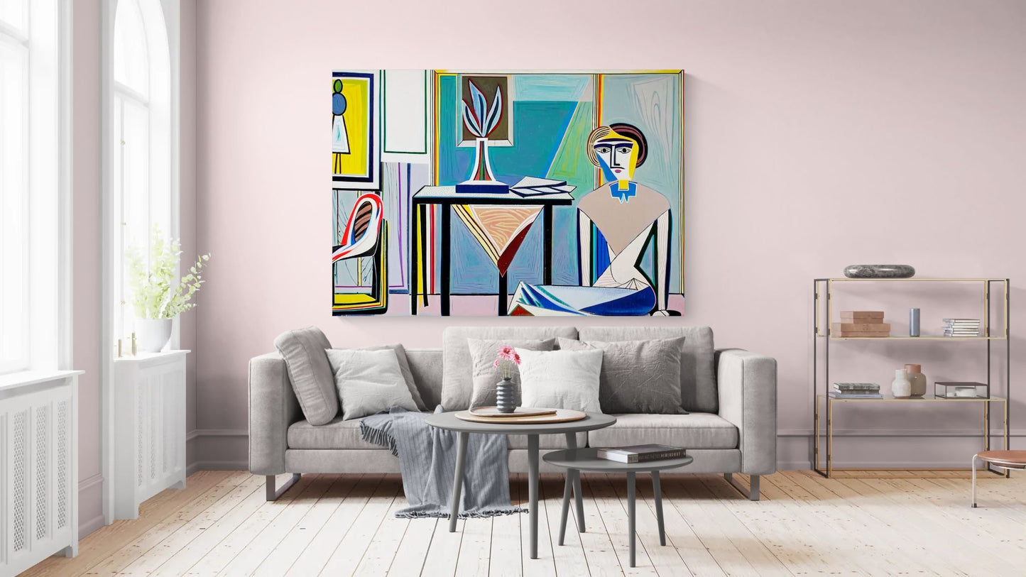 Tom Camden - Interior with Blue Vase