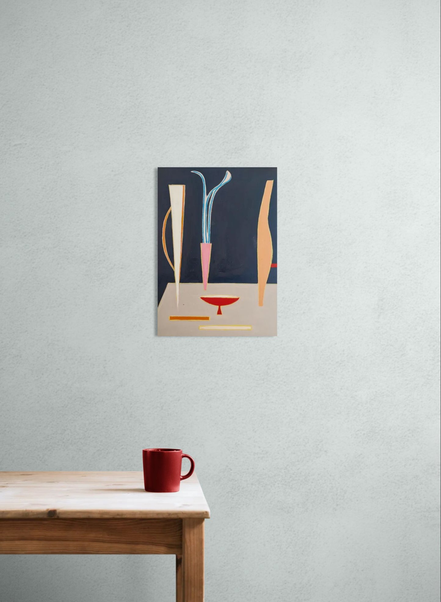 Tom Camden - Stilleben med blå blade