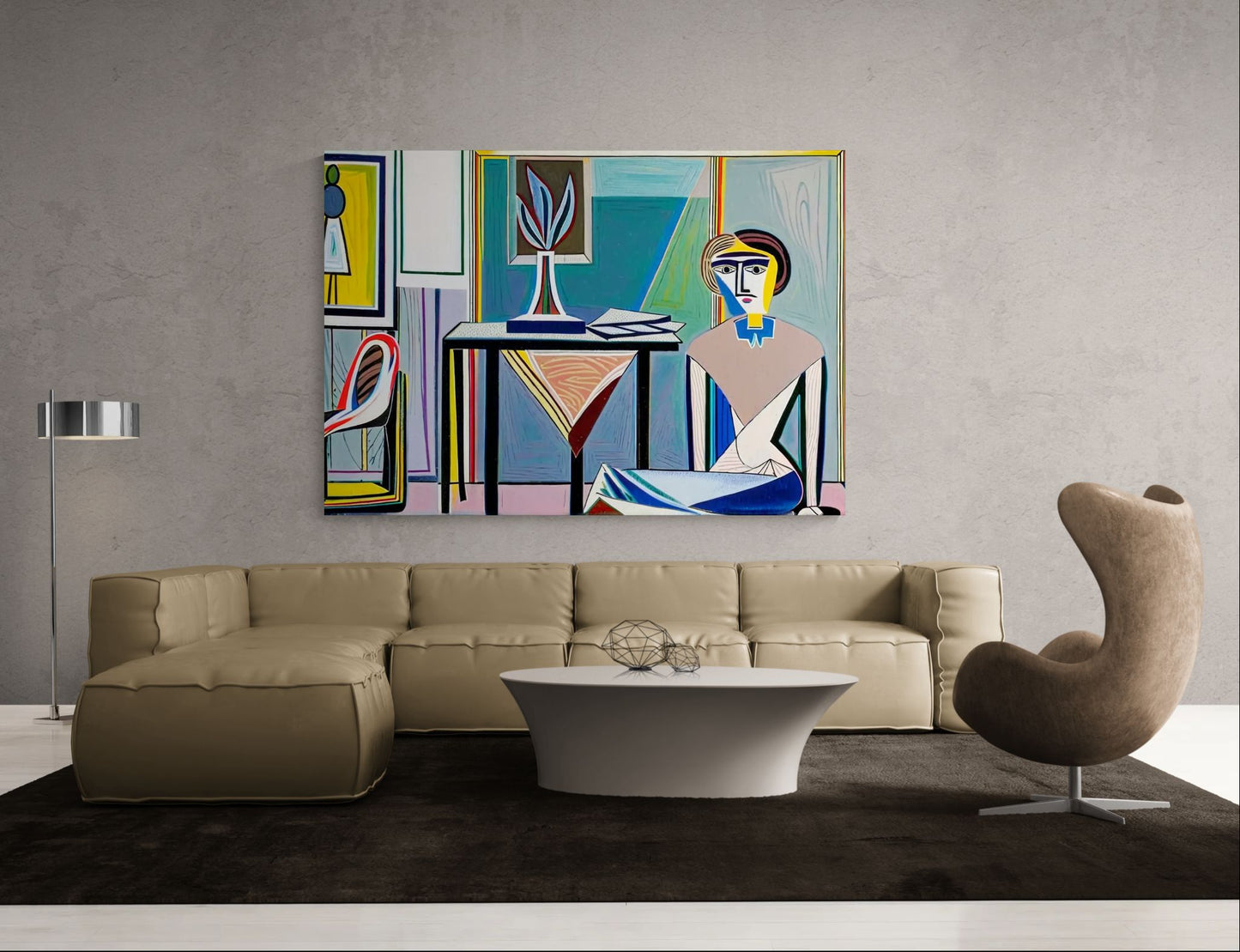 Tom Camden - Interior with Blue Vase