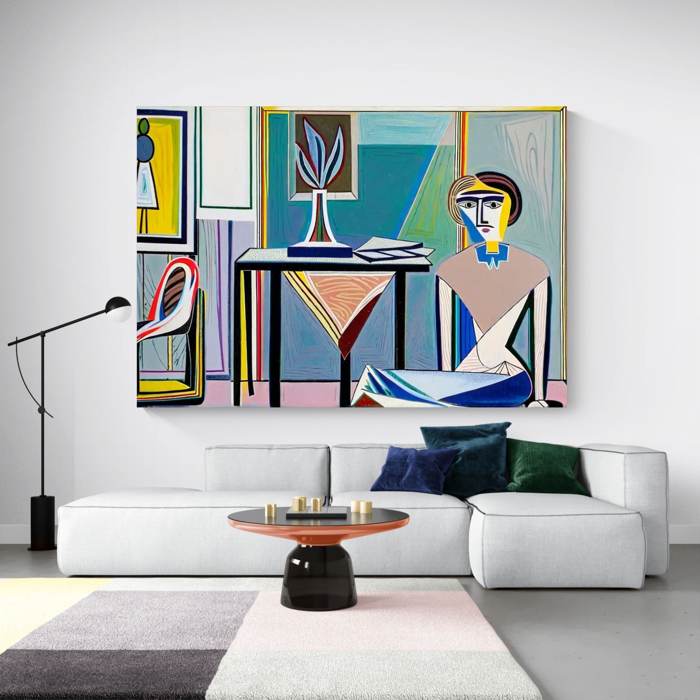 Tom Camden - Interior with Blue Vase