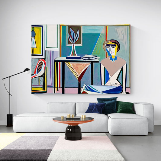 Tom Camden - Interior with Blue Vase